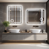 Audio Accessories: LED Bathroom Mirror 700x900mm Anti-Fog Shatterproof