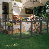 Dog Playpens & Gates: HeavyDuty Metal Dog Playpen w/ Waterproof Border