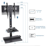 TVs & Accessories: TV Stand Base Swivel Mount 32-65 inch Adjustable Height
