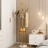 Kitchen & Bathroom DIY: Marble & Metal Coat Rack Stand Heavy Duty