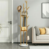 Kitchen & Bathroom DIY: Marble & Metal Coat Rack Stand Heavy Duty