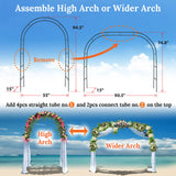 Garden Ornaments: Metal Garden Arch Trellis Iron Plant Support Outdoor Climbing