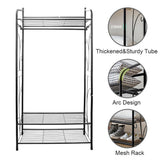 Clothing & Wardrobe Storage: Extra Large Iron Clothes Rack Garment Hanging Stand
