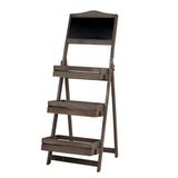 Buffets & Sideboards: Vintage Wooden Chalkboard Easel 38x50CM with 3 Shelves