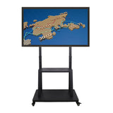Kitchen & Bathroom DIY: Rolling TV Stand 32-100 w/ Adjustable Mount & 2-Tier Shelf