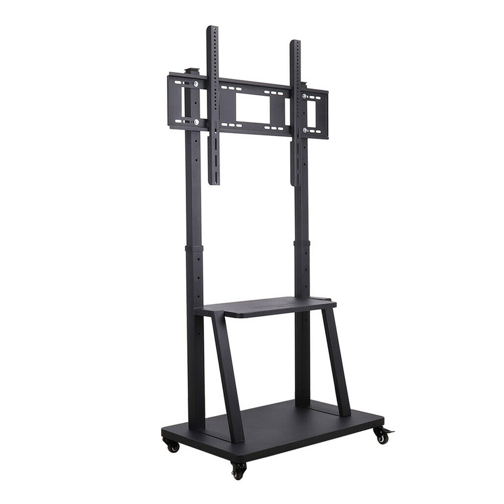 Kitchen & Bathroom DIY: Rolling TV Stand 32-100 w/ Adjustable Mount & 2-Tier Shelf