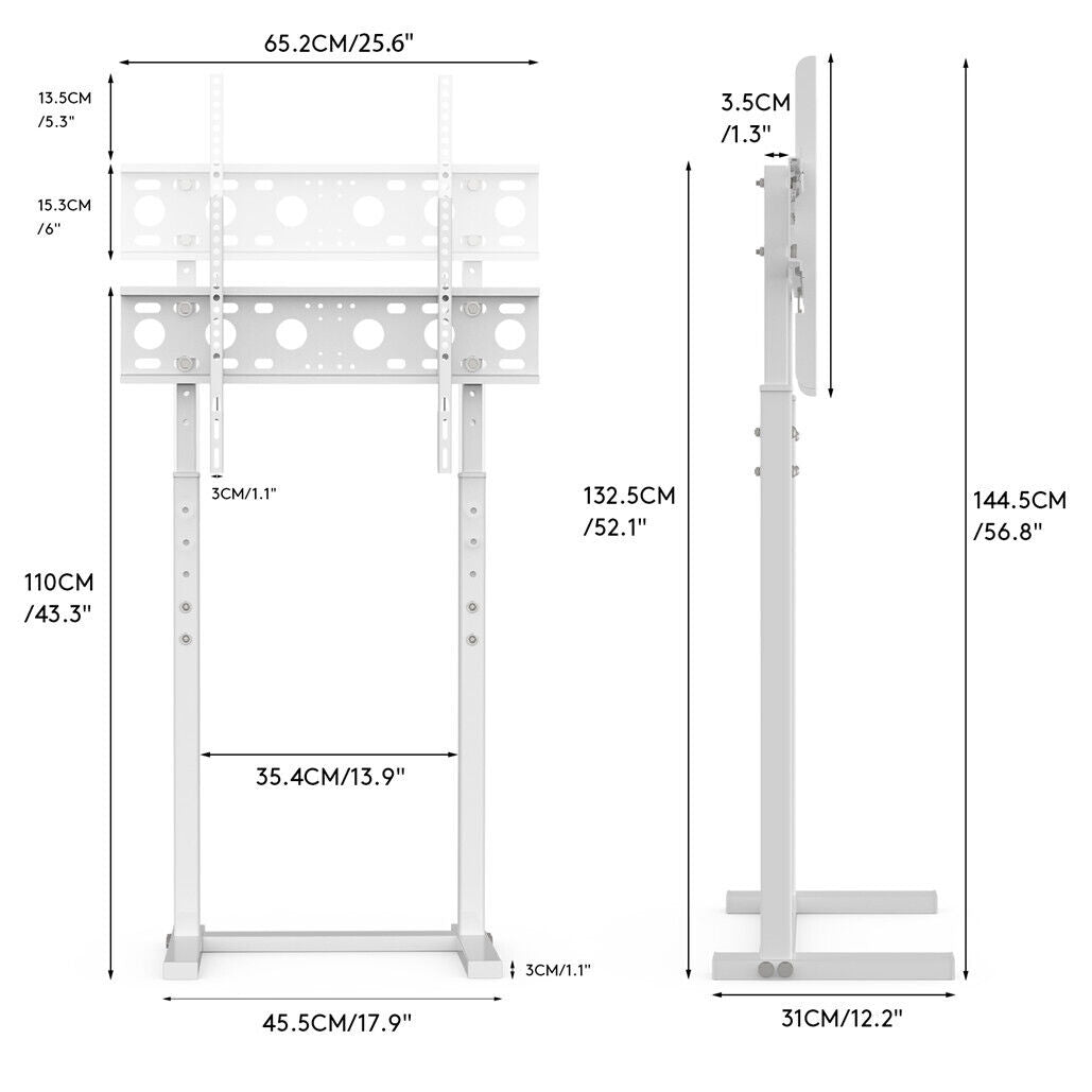 TVs & Accessories: Adjustable TV Stand Base for 32-65 Screen Floor Mount
