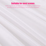Curtains & Drapes: 3x6m White Stage Curtain Backdrop