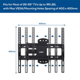 TVs & Accessories: Full Motion TV Wall Mount Bracket 27-55 for Samsung TCL Hisense