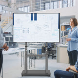 32-100 Heavy Duty TV Wall Mount with Shelf & Wheels