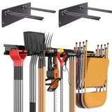 Clothing & Wardrobe Storage: Wall Mounted Tool Rack Heavy Duty Garage Organizer