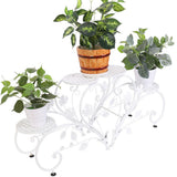 Pots, Planters & Accessories: Set of 2 Plant Stand Wedding Garden Flower Shelf Rack