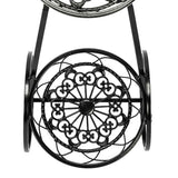 3-Tier Iron Bicycle Plant Stand Rack Tricycle Planter