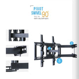 Articulating TV Wall Mount Bracket 32-56 Corner Rack Holder