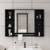 Bathroom Cabinets, Cupboards & Storage: Bathroom Mirrored Cabinet Wall Storage Organizer