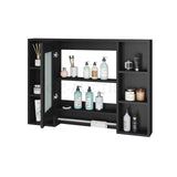Bathroom Cabinets, Cupboards & Storage: Bathroom Mirrored Cabinet Wall Storage Organizer