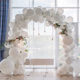 Garden Ornaments: Metal Wedding Arch Garden Arbor Floral Stand Indoor/Outdoor