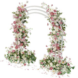 Garden Ornaments: Metal Wedding Arch Garden Arbor Floral Stand Indoor/Outdoor