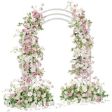 Garden Ornaments: Metal Wedding Arch Garden Arbor Floral Stand Indoor/Outdoor