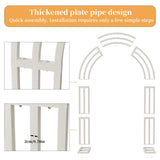 Garden Ornaments: Metal Wedding Arch Garden Arbor Floral Stand Indoor/Outdoor