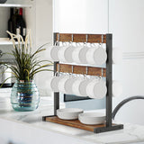 Desk Accessories: Coffee Mug Holder Stand 43.5cm High, 42cm Wide Kitchen Organizer