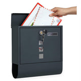 Tool Boxes: Wall Mounted Lockable Mailbox Galvanized Steel w/ Copper Lock