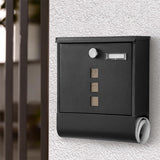Tool Boxes: Wall Mounted Lockable Mailbox Galvanized Steel w/ Copper Lock