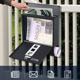 Tool Boxes: Wall Mounted Lockable Mailbox Galvanized Steel w/ Copper Lock