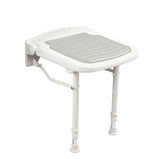Pool Toys & Inflatables: Wall-Mount Foldable Shower Chair, Adjustable, Non-Slip Feet