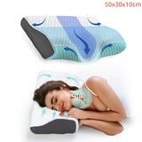 Pillows: Cervical Memory Foam Pillow Butterfly Shape Standard Anti Snore