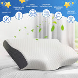 Pillows: Cervical Memory Foam Pillow Butterfly Shape Standard Anti Snore