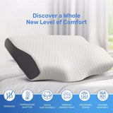 Pillows: Cervical Memory Foam Pillow Butterfly Shape Standard Anti Snore