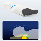 Pillows: Cervical Memory Foam Pillow Butterfly Shape Standard Anti Snore