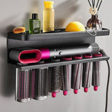 Awnings: Black Space Aluminum Wall Mount Holder for Dyson Airwrap