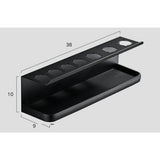 Awnings: Black Space Aluminum Wall Mount Holder for Dyson Airwrap