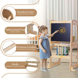 Table & Bar Stools: Wooden Toddler Step Stool Learning Tower Kitchen Safety