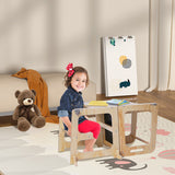 Table & Bar Stools: Wooden Toddler Step Stool Learning Tower Kitchen Safety