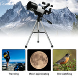 150x Zoom HD Digital Telescope 70mm Aperture Unmounted