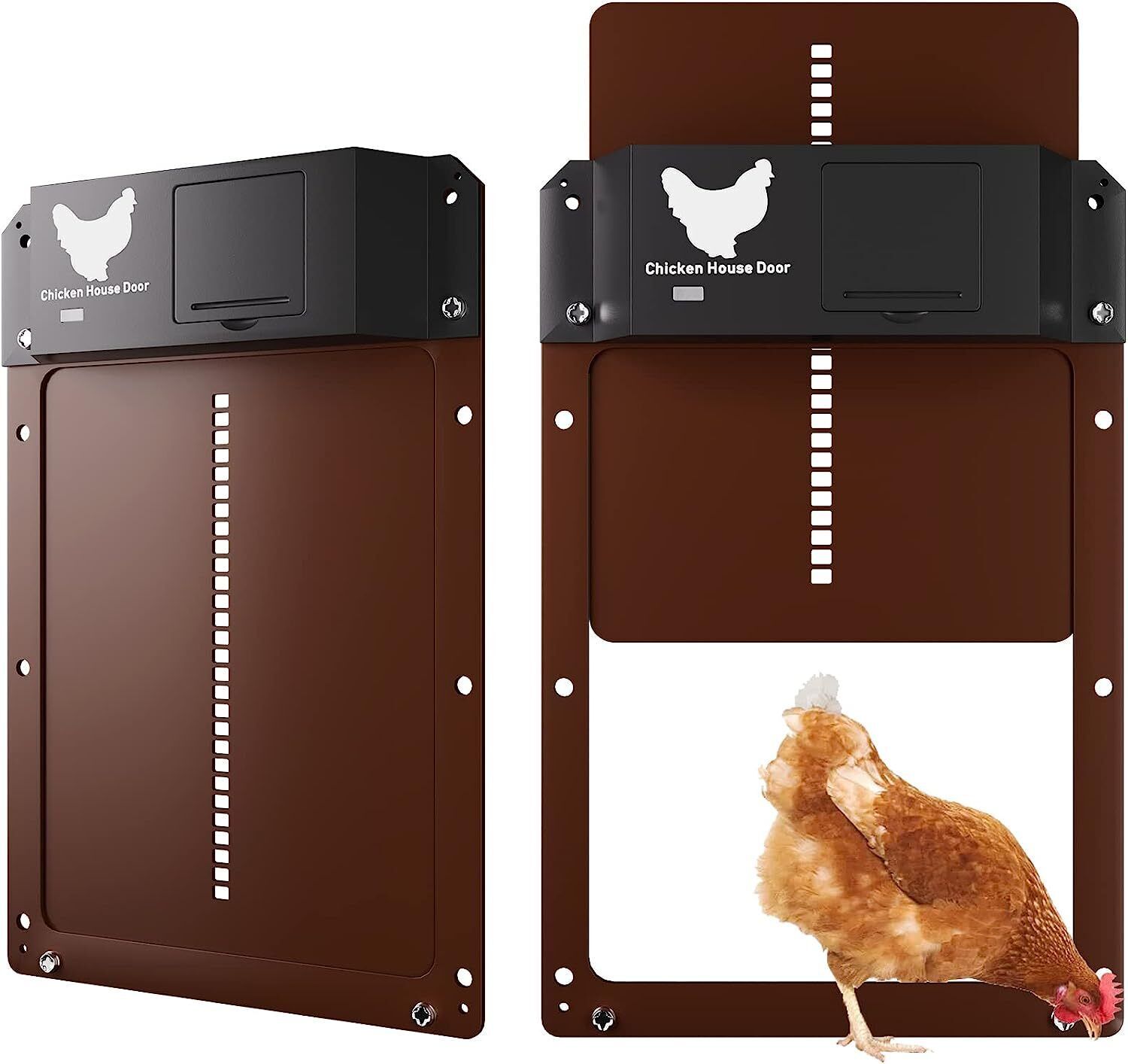 Gardening Tools: Automatic Chicken Coop Door Opener Solar Timer Sensor LCD AU