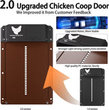 Gardening Tools: Automatic Chicken Coop Door Opener Solar Timer Sensor LCD AU