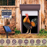 Fence & Gate Accessories: Automatic Chicken Coop Door Opener with Gate Light Sensor Remote