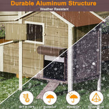 Fence & Gate Accessories: Automatic Chicken Coop Door Opener with Gate Light Sensor Remote