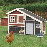 Fence & Gate Accessories: Automatic Chicken Coop Door Opener with Gate Light Sensor Remote