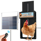 Coop & Hutch Accessories: Automatic Chicken Coop Door Solar/Battery/AC 6W Aluminum Copper
