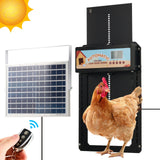 Coop & Hutch Accessories: Automatic Chicken Coop Door Solar/Battery/AC 6W Aluminum Copper