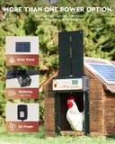 Coop & Hutch Accessories: Automatic Chicken Coop Door Solar/Battery/AC 6W Aluminum Copper
