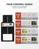 Coop & Hutch Accessories: Automatic Chicken Coop Door Solar/Battery/AC 6W Aluminum Copper