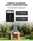 Coop & Hutch Accessories: Automatic Chicken Coop Door Solar/Battery/AC 6W Aluminum Copper