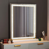 Makeup Mirrors: Crystal Vanity Mirror 80CM LED Bluetooth Magnifying