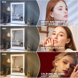 Makeup Mirrors: Crystal Vanity Mirror 80CM LED Bluetooth Magnifying